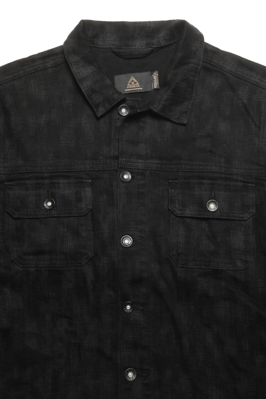 ALAN-MEN BLACK CLASSIC TRUCKER JACKET