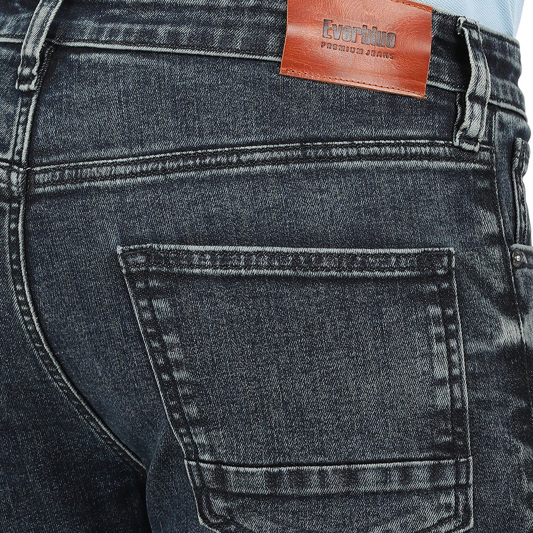 FAUSTO-Blue Regular Fit Jeans