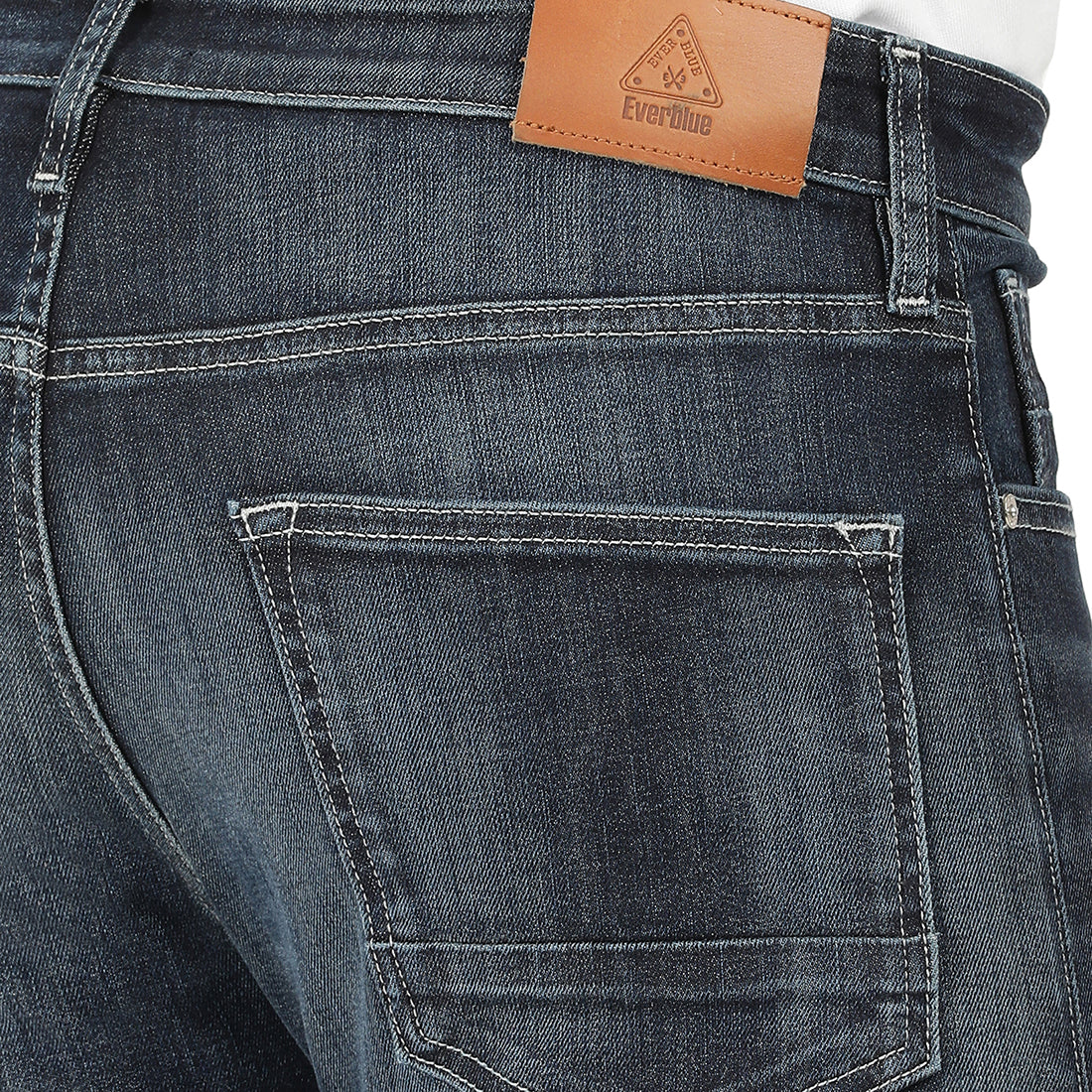 FABRIZIO-Blue Regular Fit Jeans