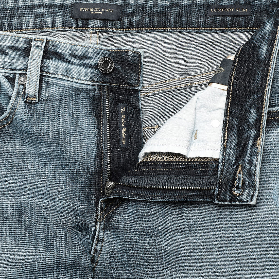 Francesco-Blue Regular Fit Jeans