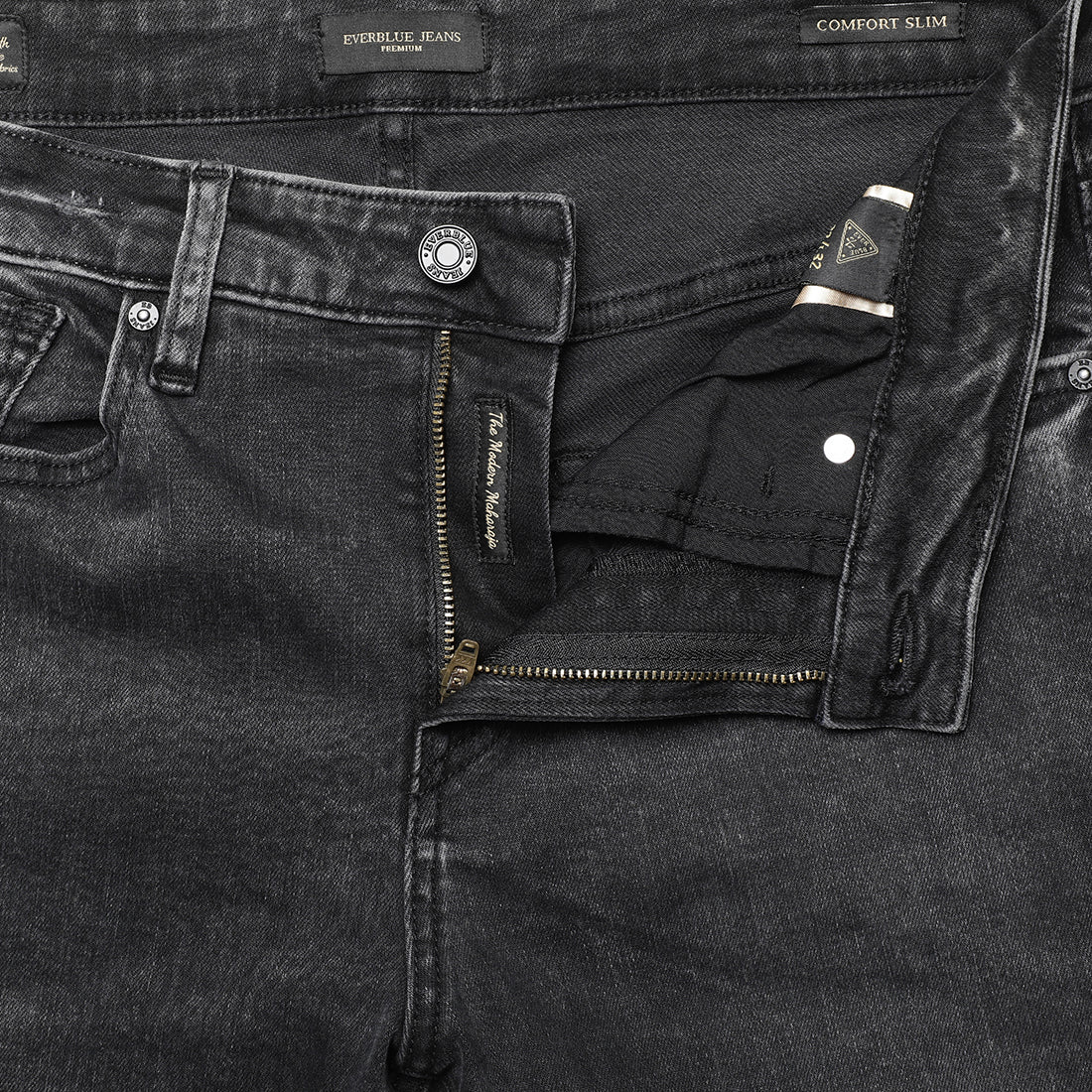 GIOELE-Black Regular Fit Jeans