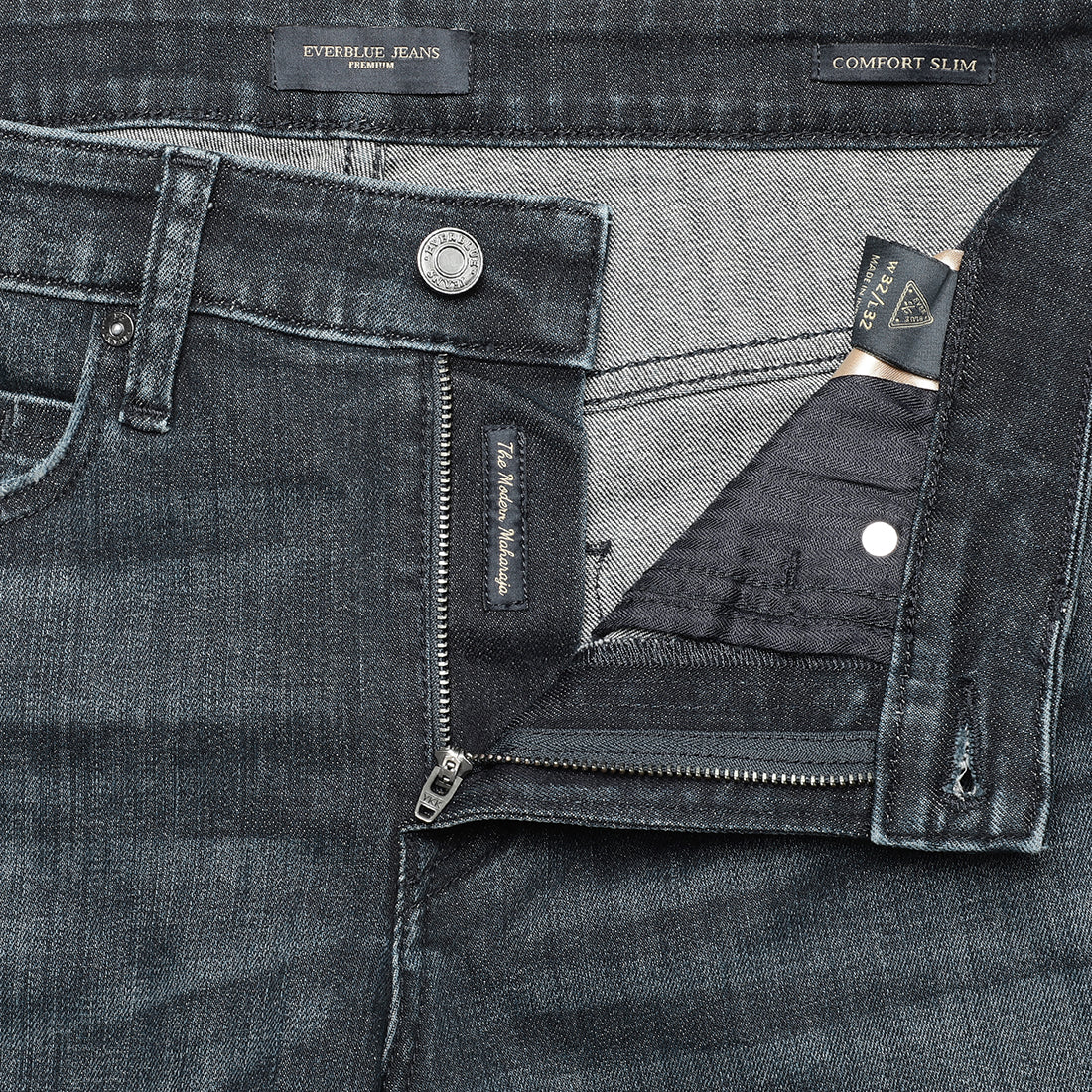 EMILIANO-Blue Comfort Slim Jeans