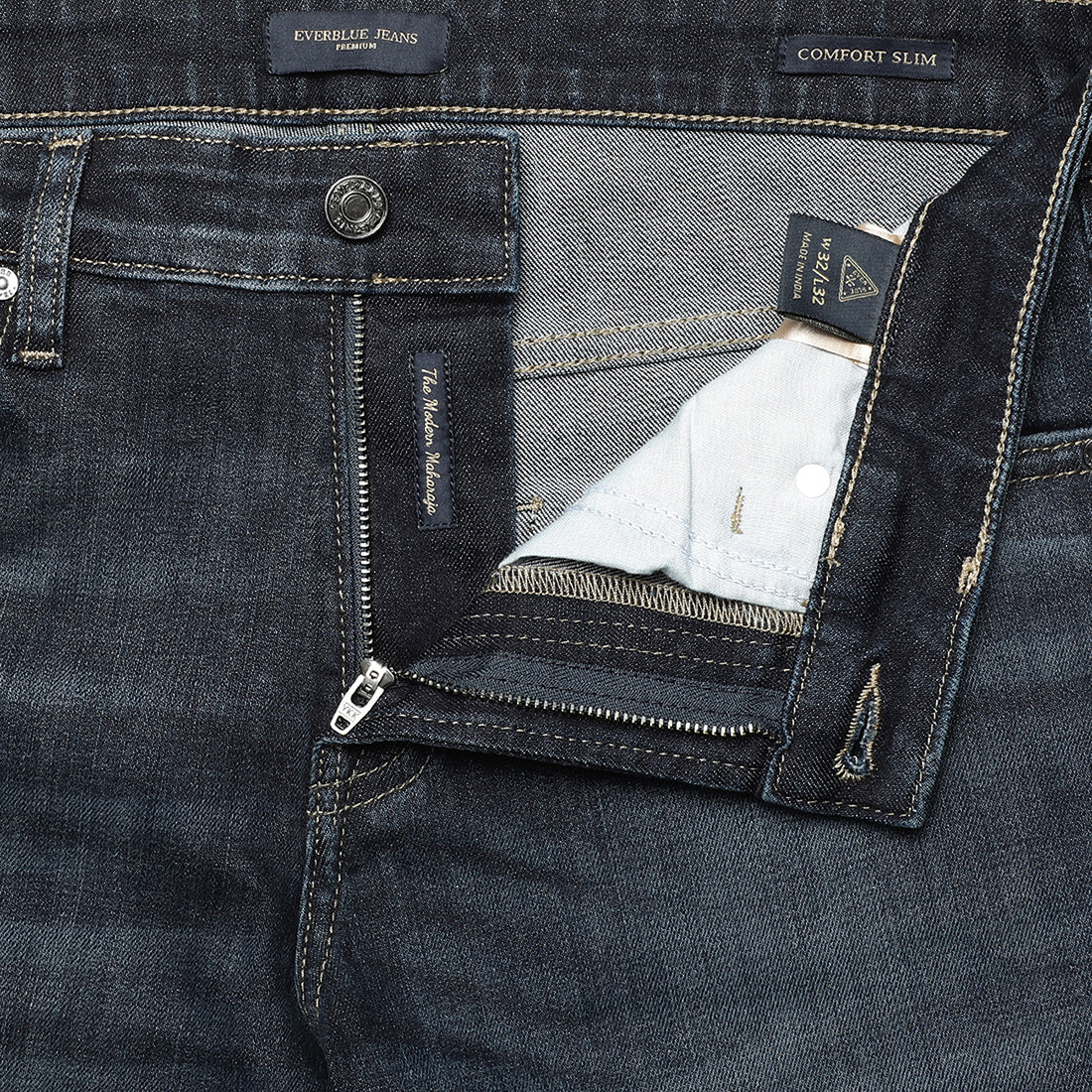 Carlo-Blue Comfort Slim Jeans