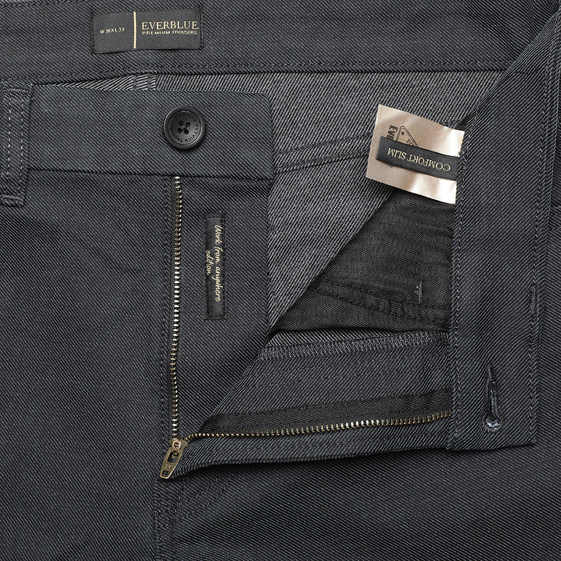 LUDOVICO-Stay Grey Smart Casual Jeans