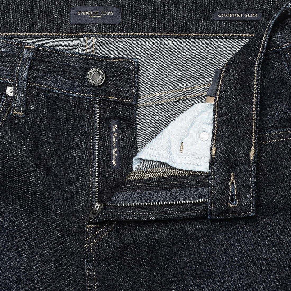 Fabio-Blue Regular Fit Jeans