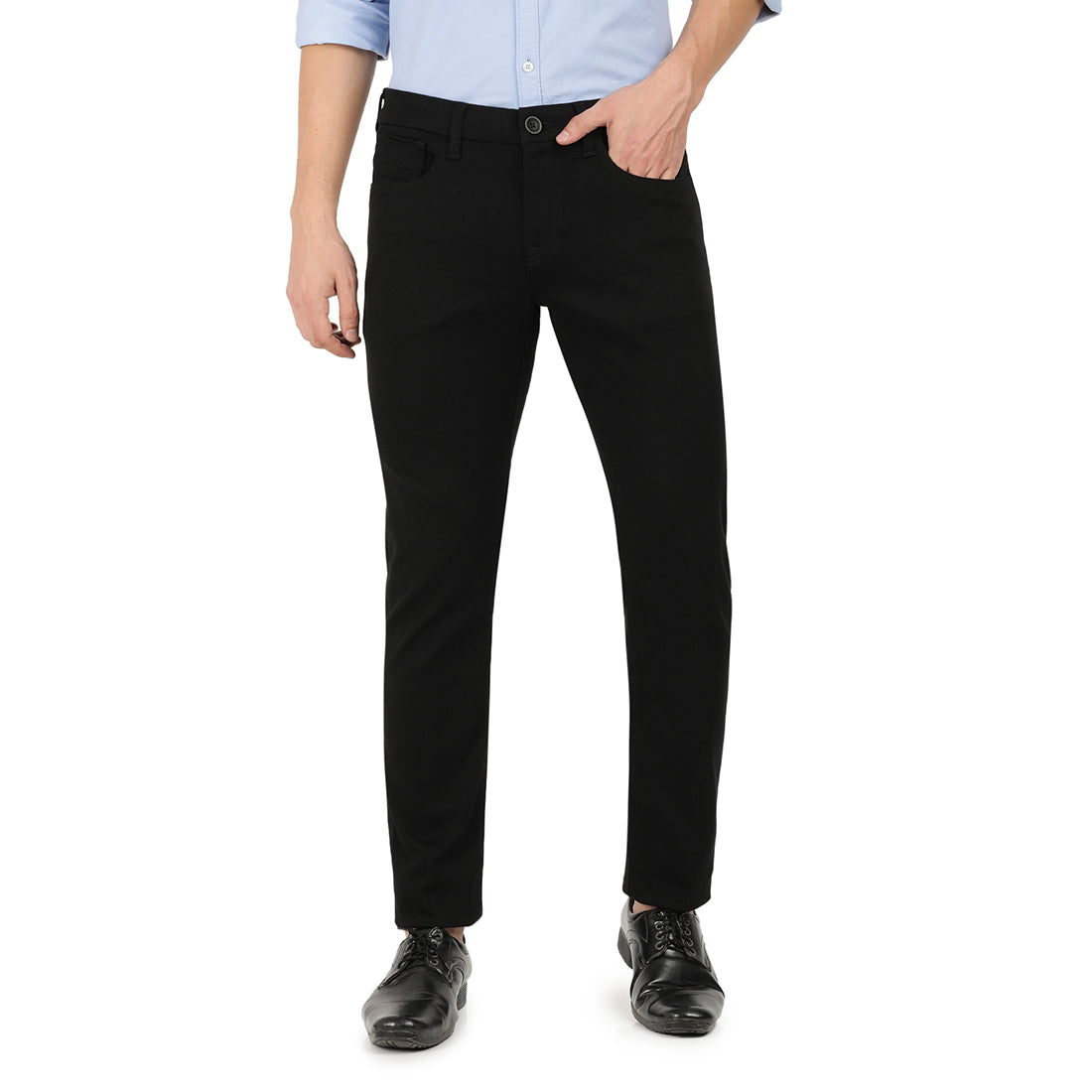 WAGTAIL-Black Smart Casual Jeans