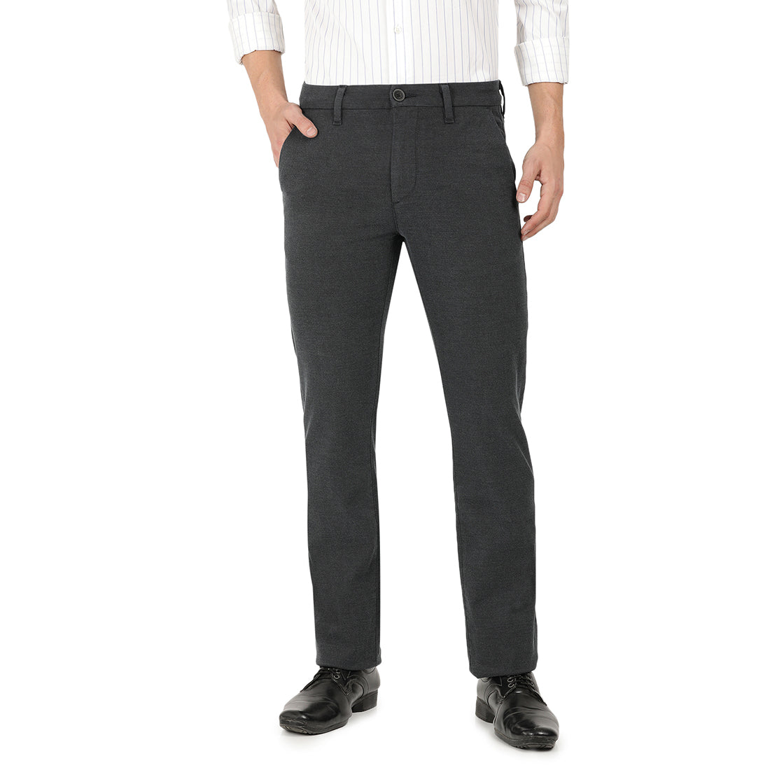 LUCIO-Stay Grey Smart Casual Jeans