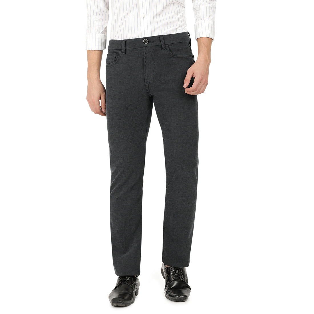 LUDOVICO-Stay Grey Smart Casual Jeans