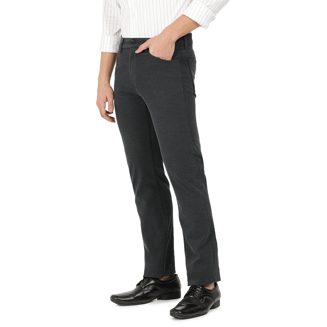 LUDOVICO-Stay Grey Smart Casual Jeans