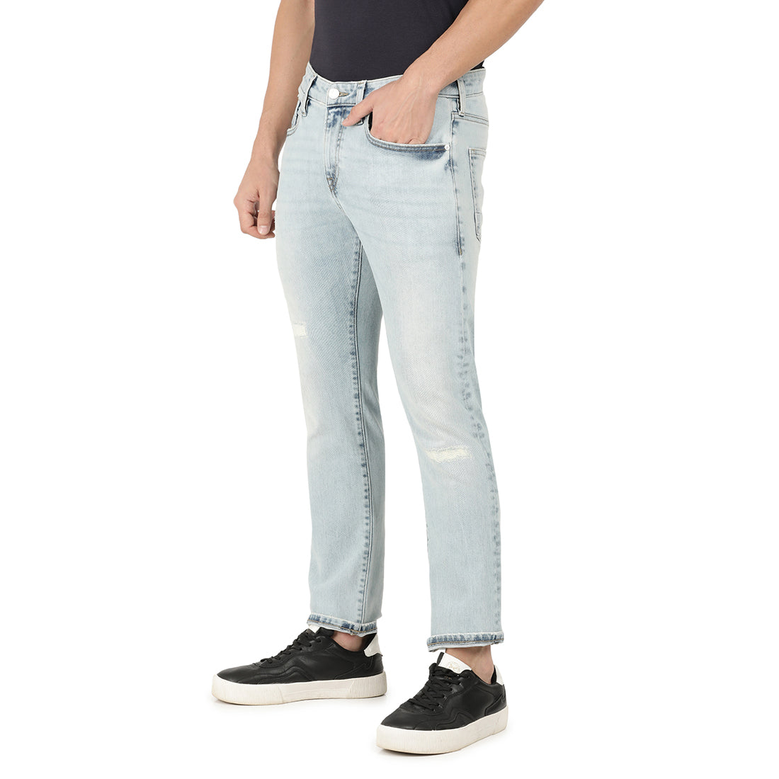 Fulvio-Light Blue Comfort Slim Jeans
