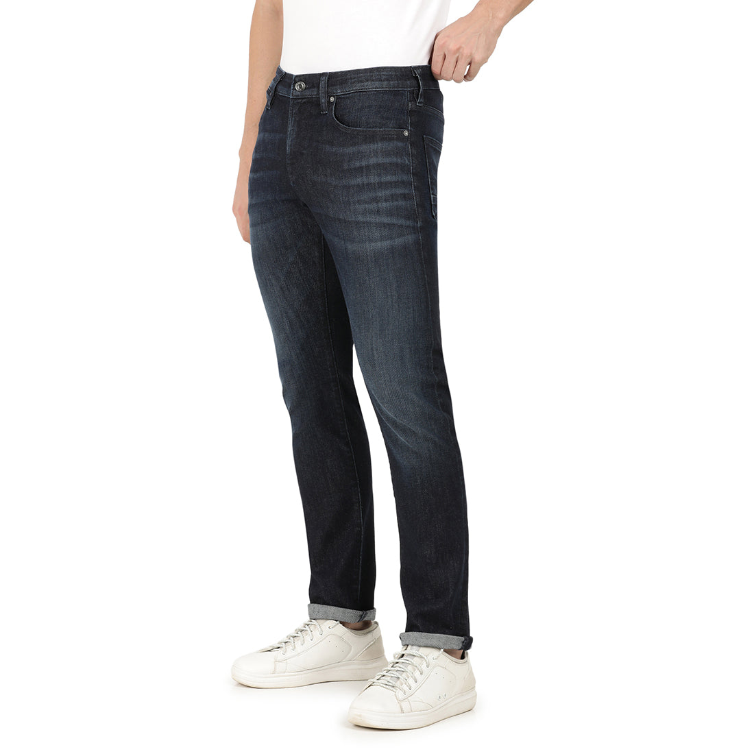 Ezio-Blue Comfort Slim Jeans