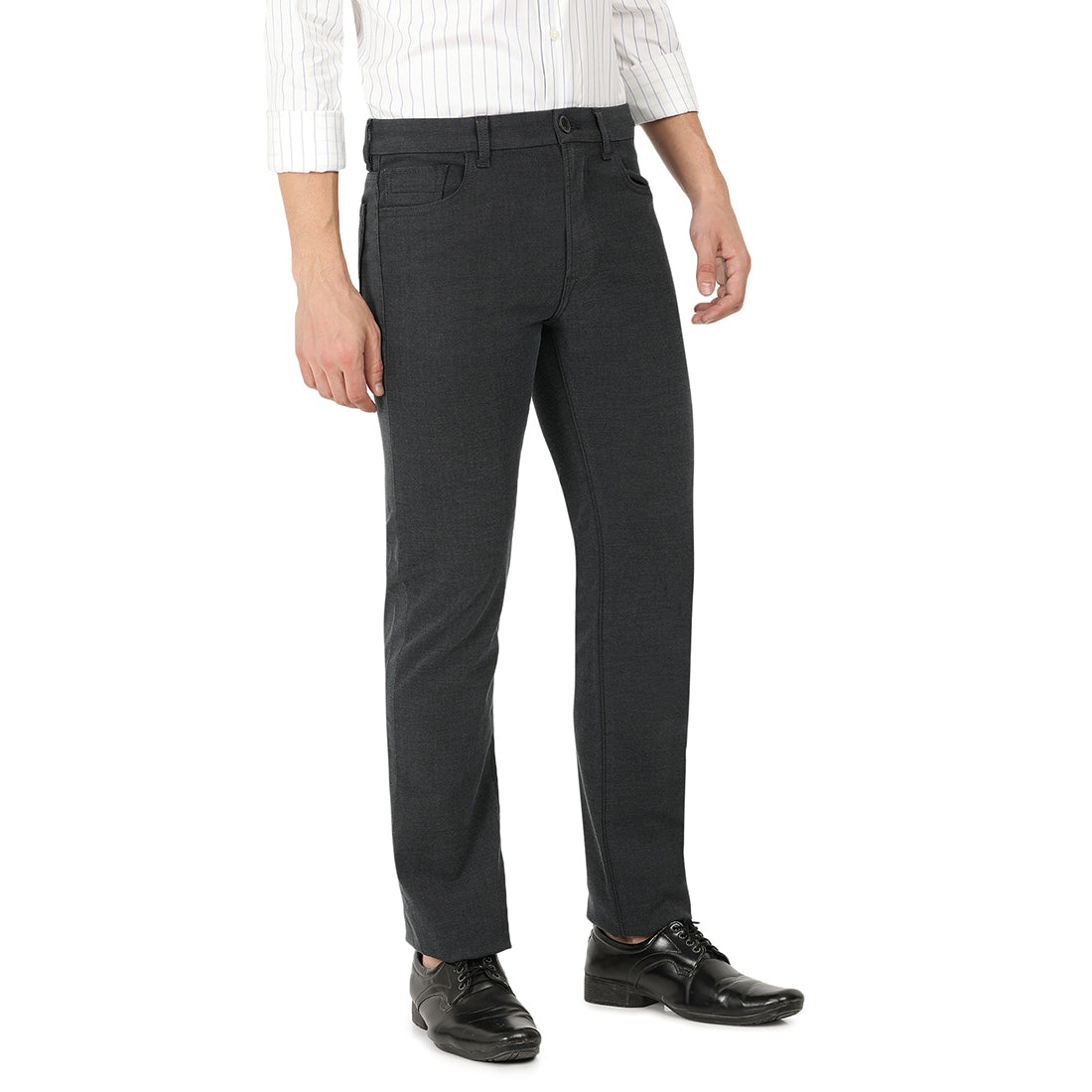 LUDOVICO-Stay Grey Smart Casual Jeans