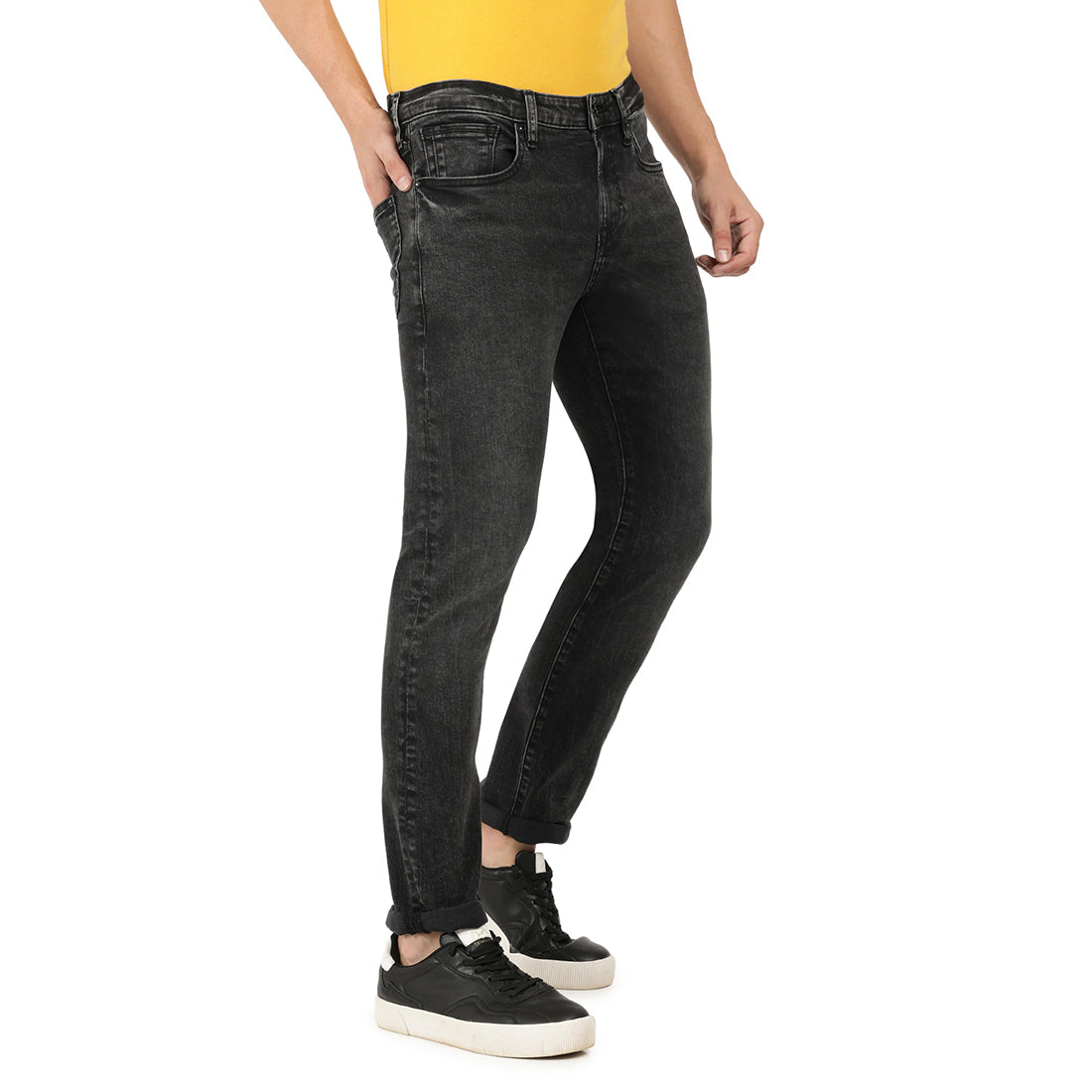 GIOELE-Black Regular Fit Jeans