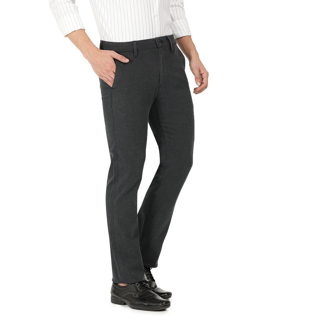 LUCIO-Stay Grey Smart Casual Jeans