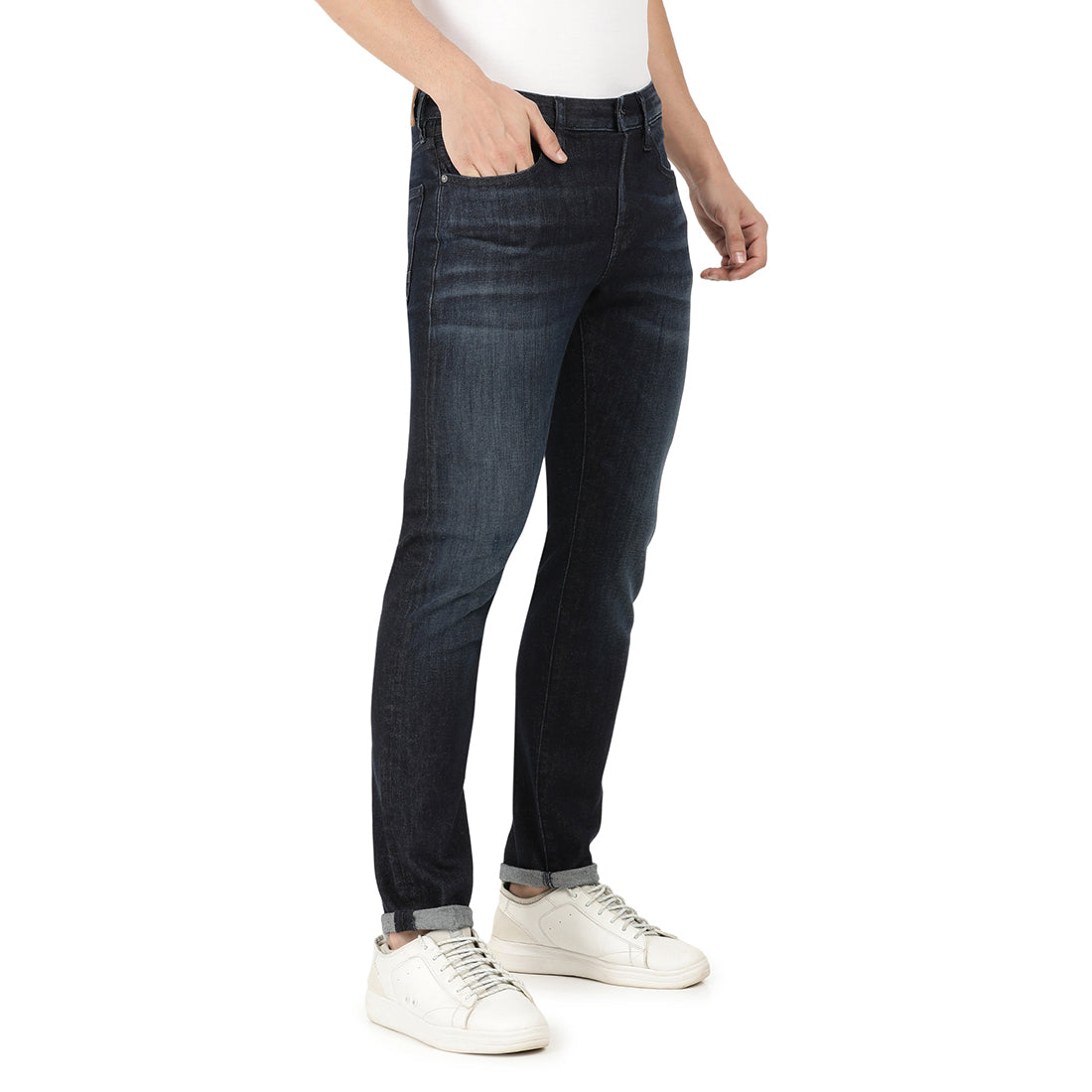 Ezio-Blue Comfort Slim Jeans