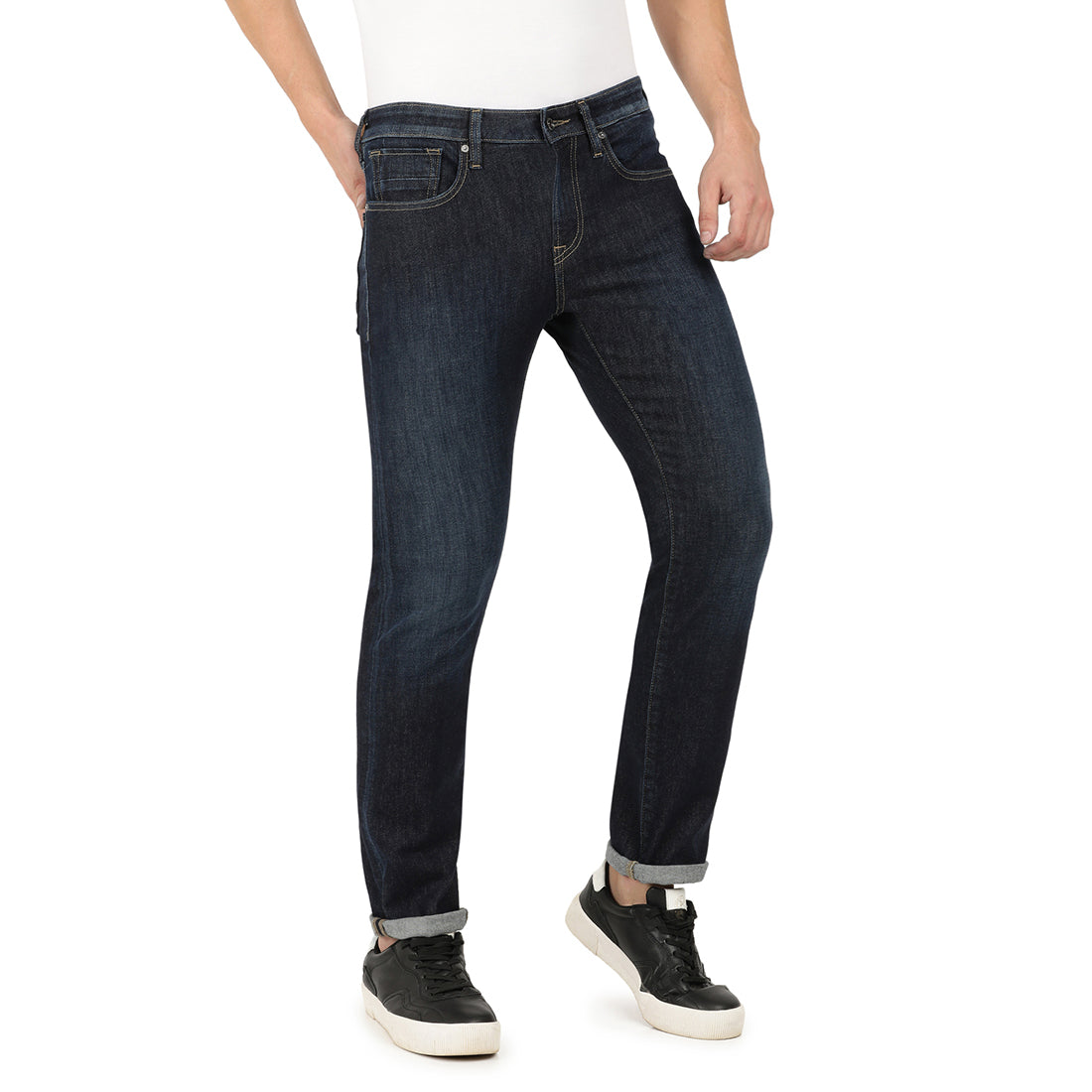 Fabio-Blue Regular Fit Jeans