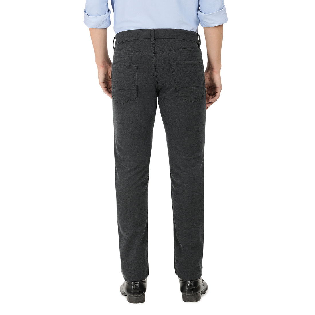 SEAGULL-Charcoal Grey Smart Casual Jeans