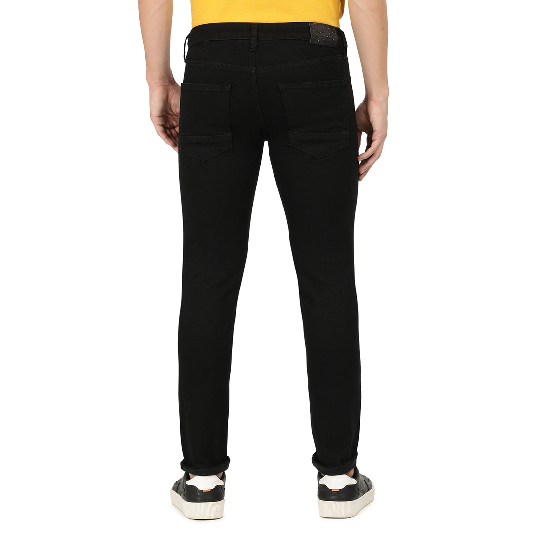 Elio-Black Regular Fit Jeans