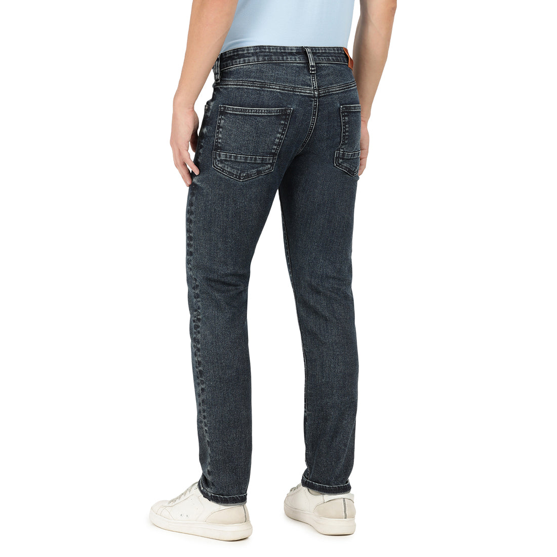 FAUSTO-Blue Regular Fit Jeans