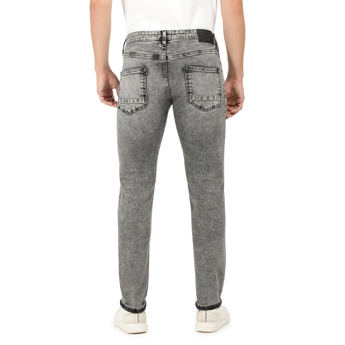 GIACOMO-Grey Regular Fit Jeans