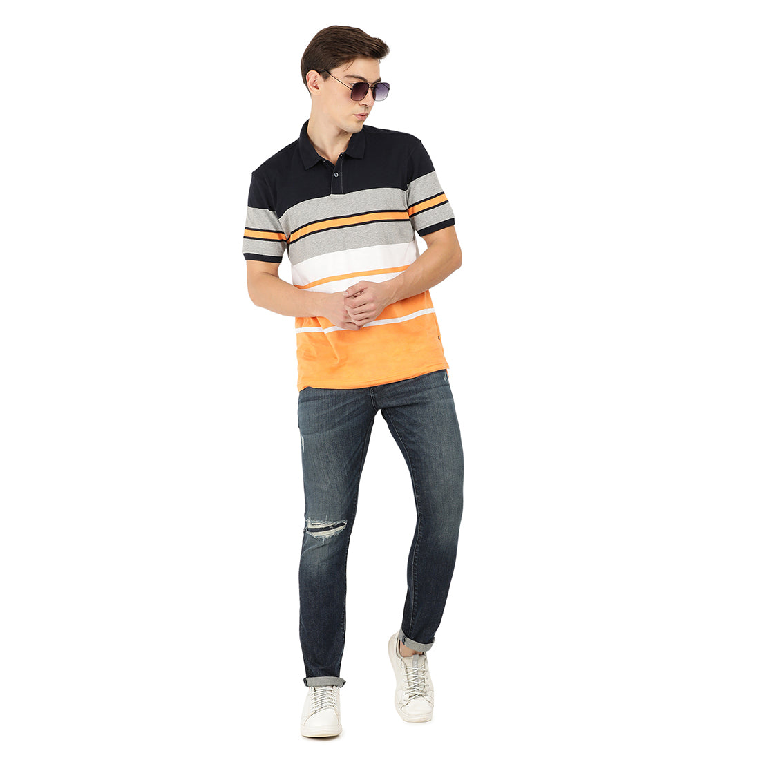 EMILIANO-Blue Comfort Slim Jeans