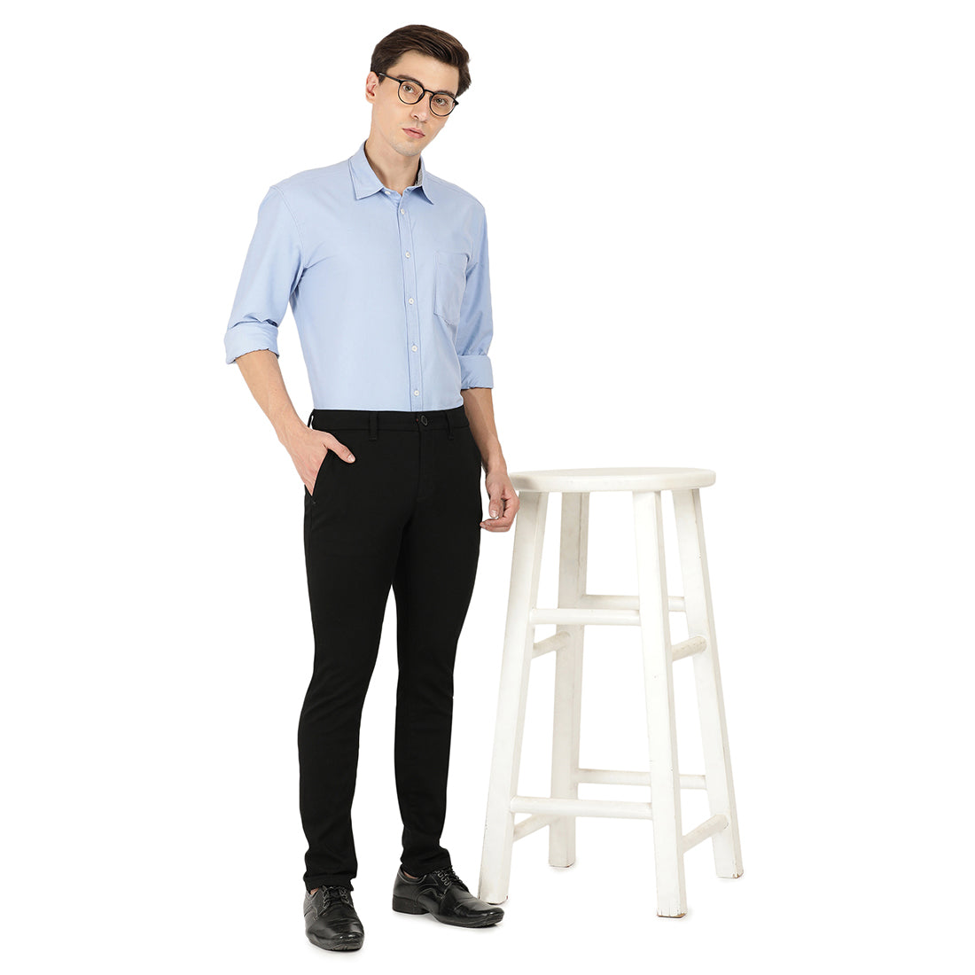 CANARY-Charcoal Grey Smart Casual Jeans