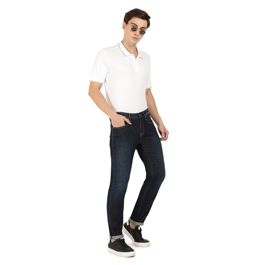 Fabio-Blue Regular Fit Jeans