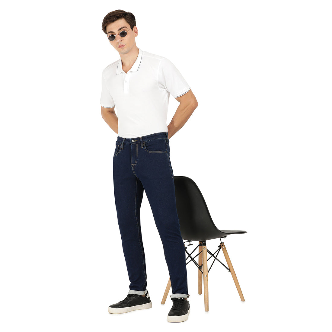 Guido-Dark Blue Comfort Slim Jeans