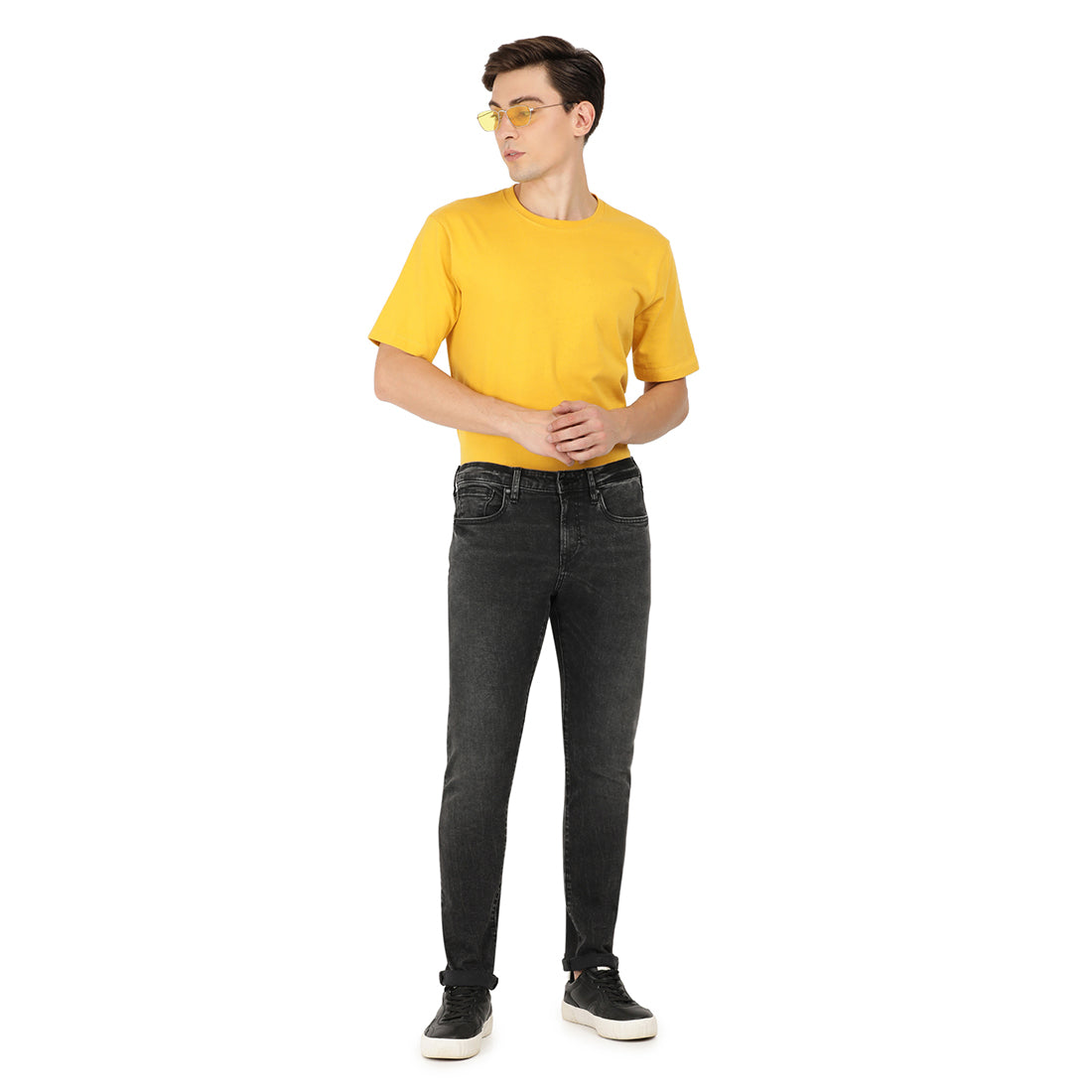 GIOELE-Black Regular Fit Jeans