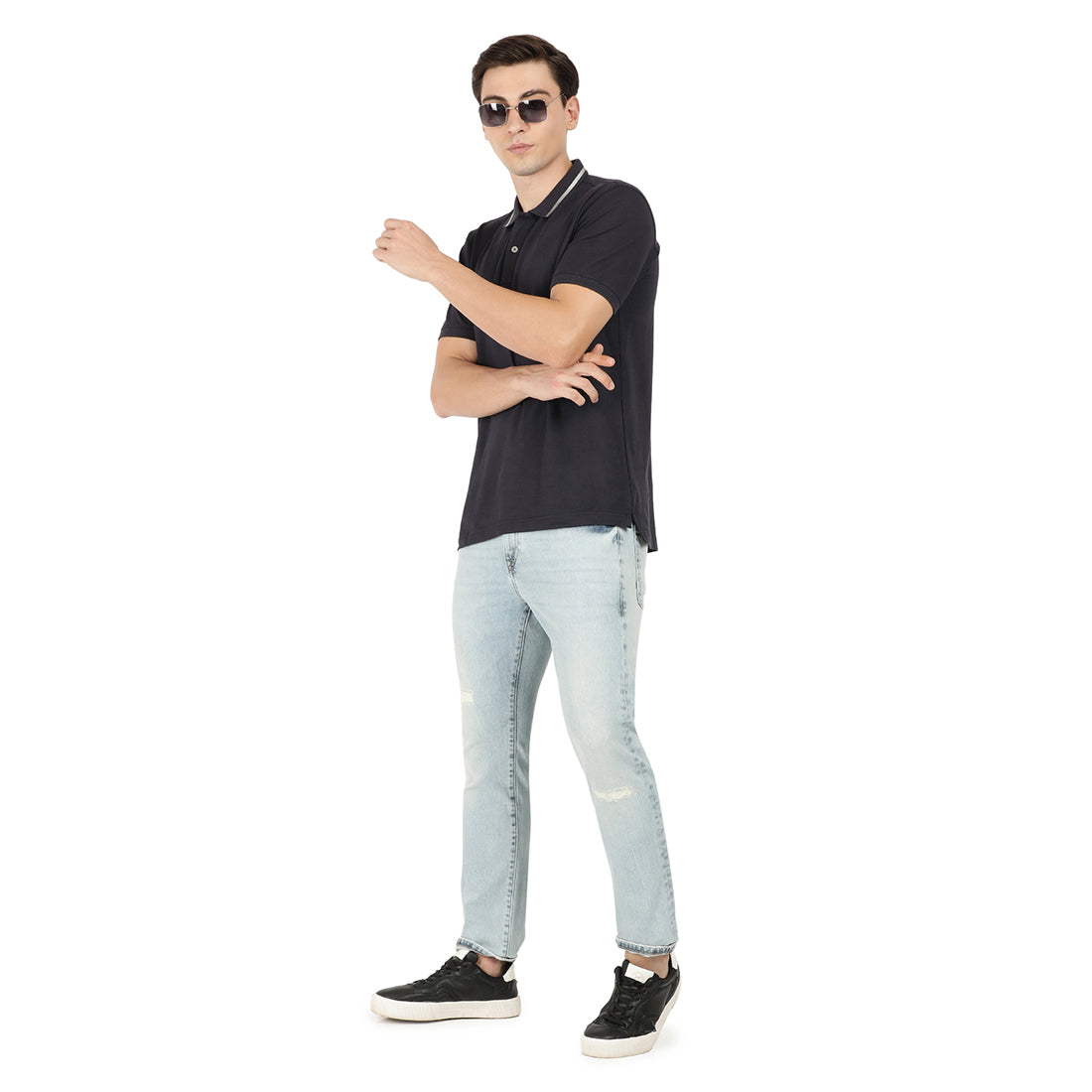 Fulvio-Light Blue Comfort Slim Jeans