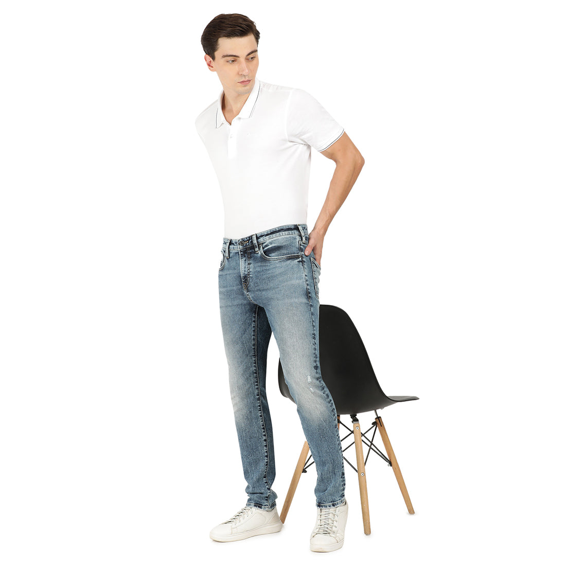 Francesco-Blue Regular Fit Jeans