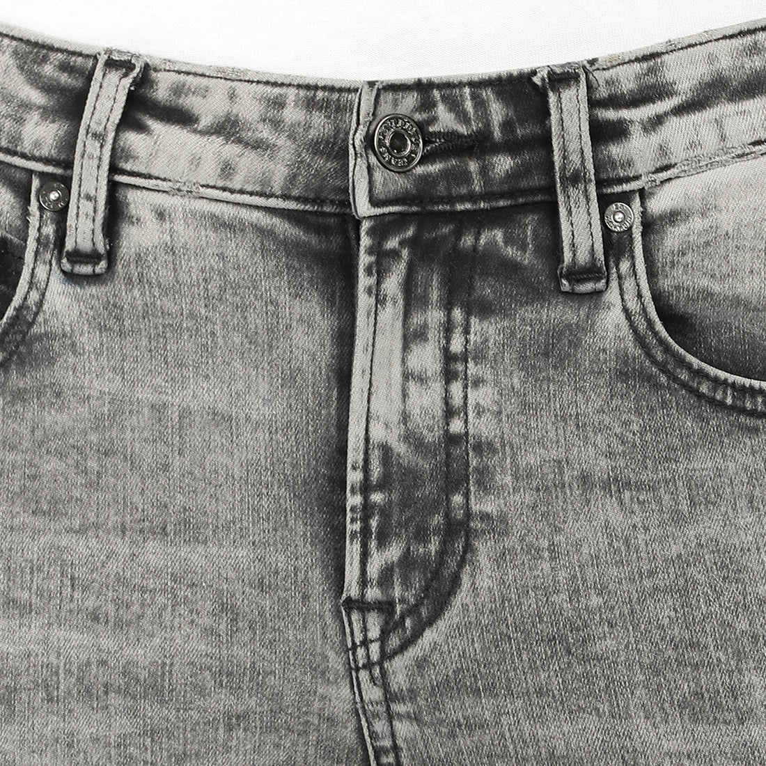 GIACOMO-Grey Regular Fit Jeans