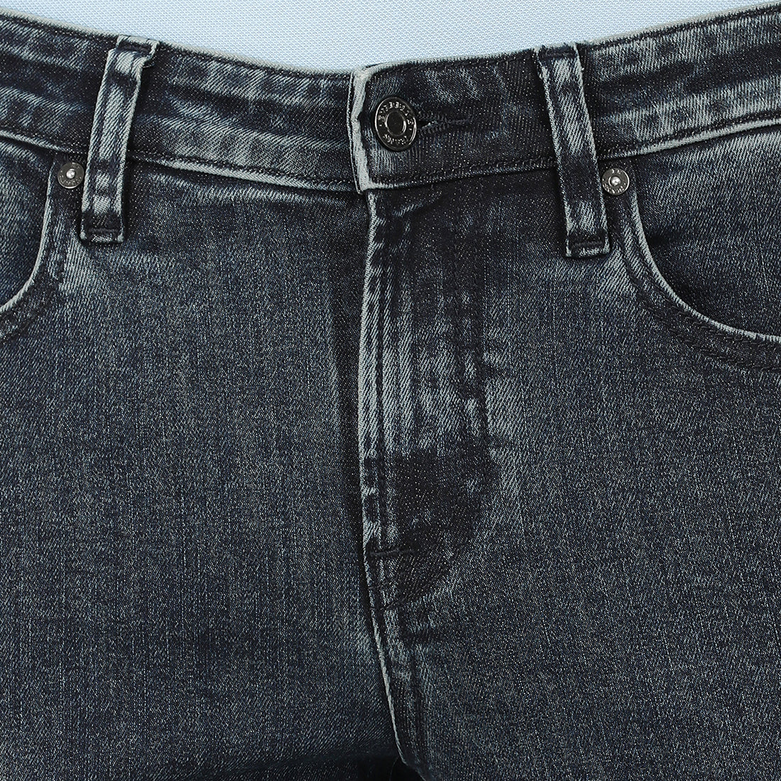 FAUSTO-Blue Regular Fit Jeans