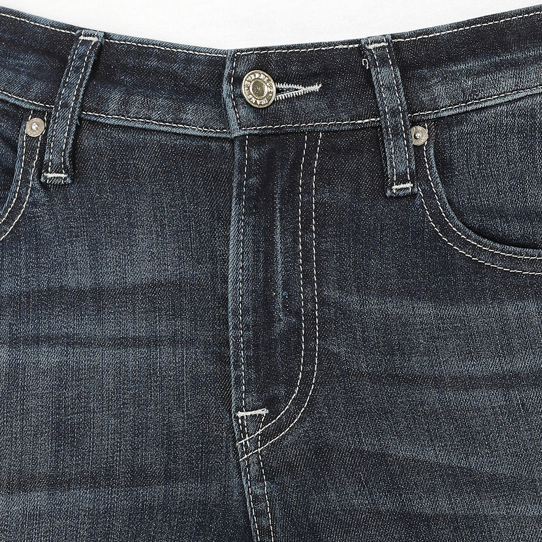 FABRIZIO-Blue Regular Fit Jeans