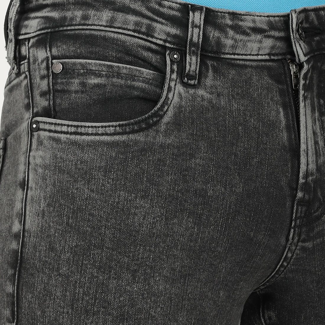 Domenico-Grey Regular Fit Jeans