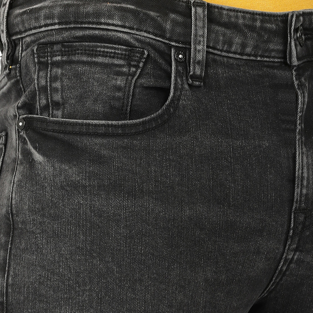GIOELE-Black Regular Fit Jeans