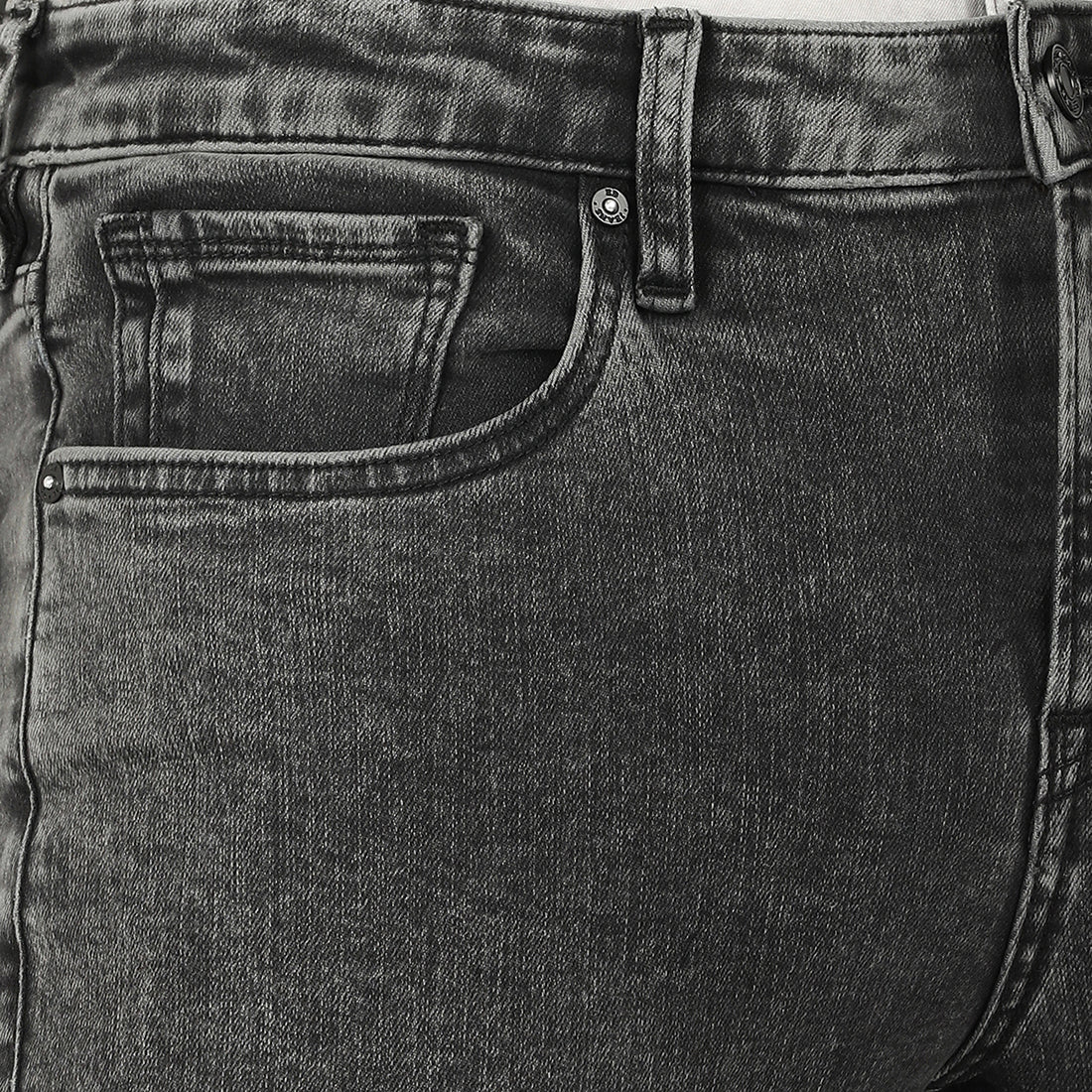 GIANLUCA-Grey Comfort Slim Jeans