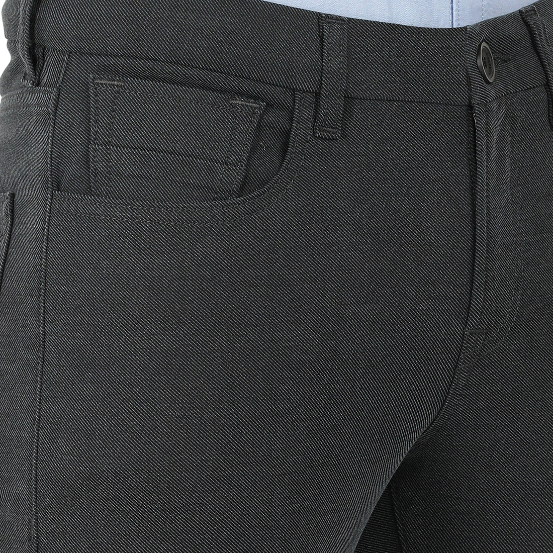SEAGULL-Charcoal Grey Smart Casual Jeans