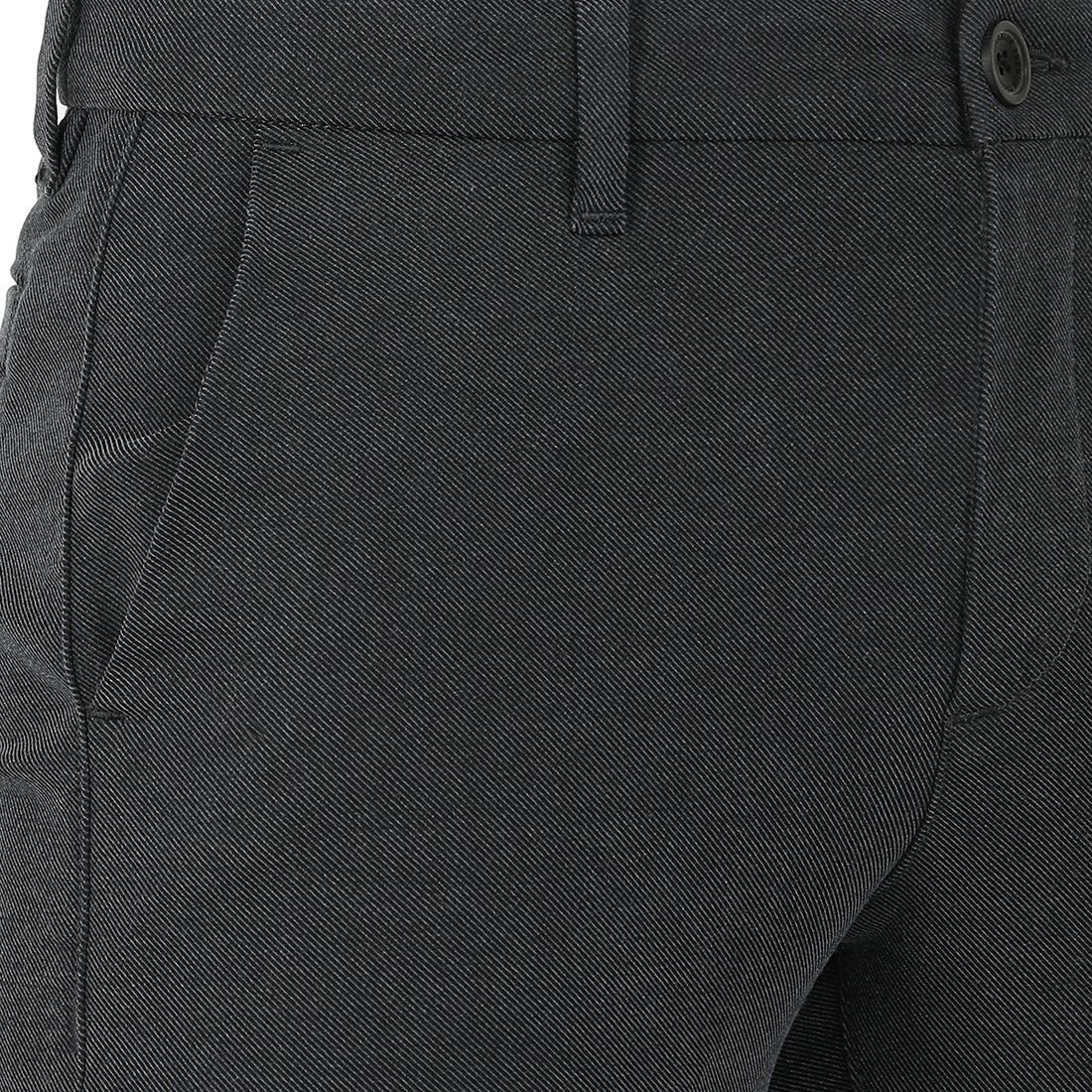 HORN BILL-Charcoal Grey Smart Casual Jeans