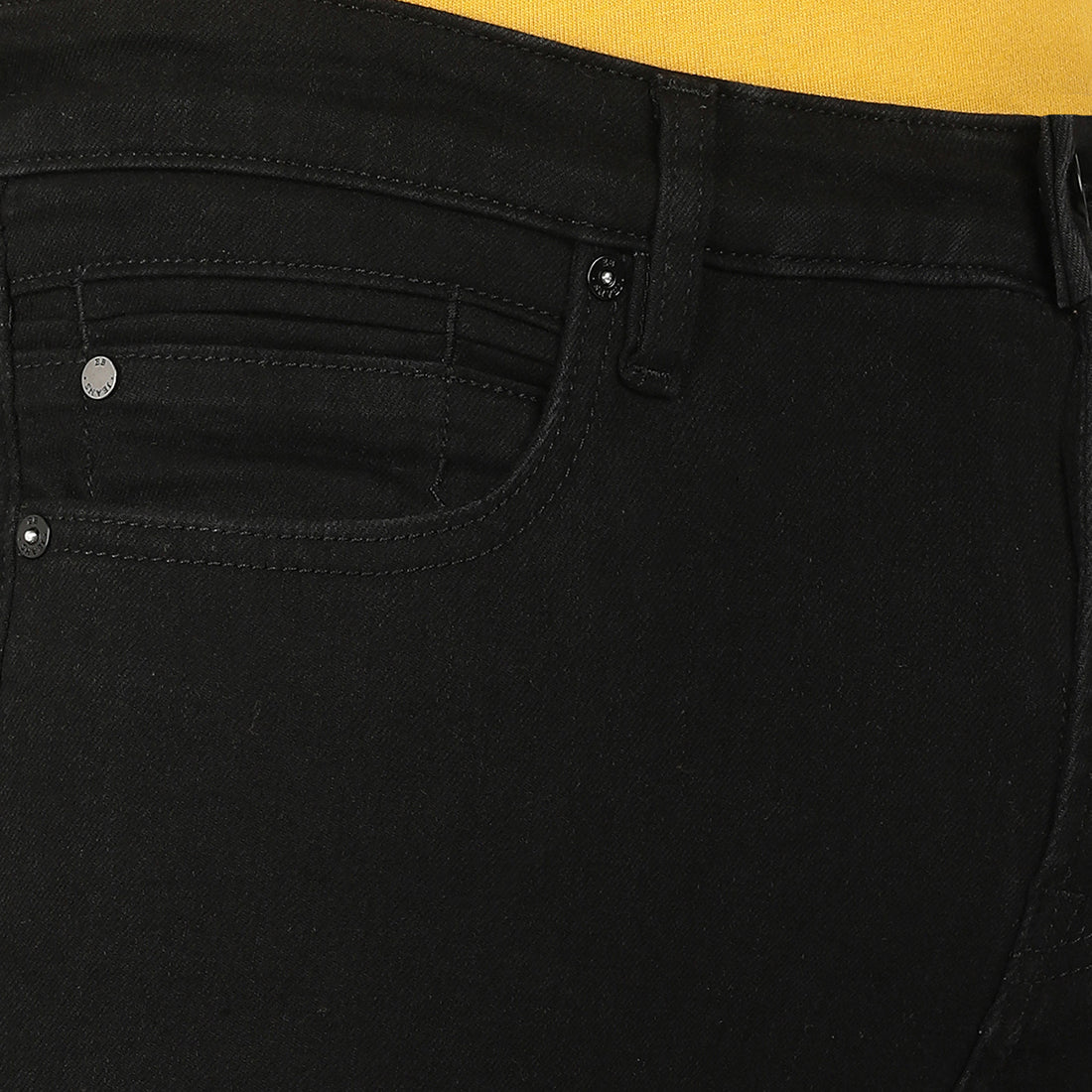 Elio-Black Regular Fit Jeans