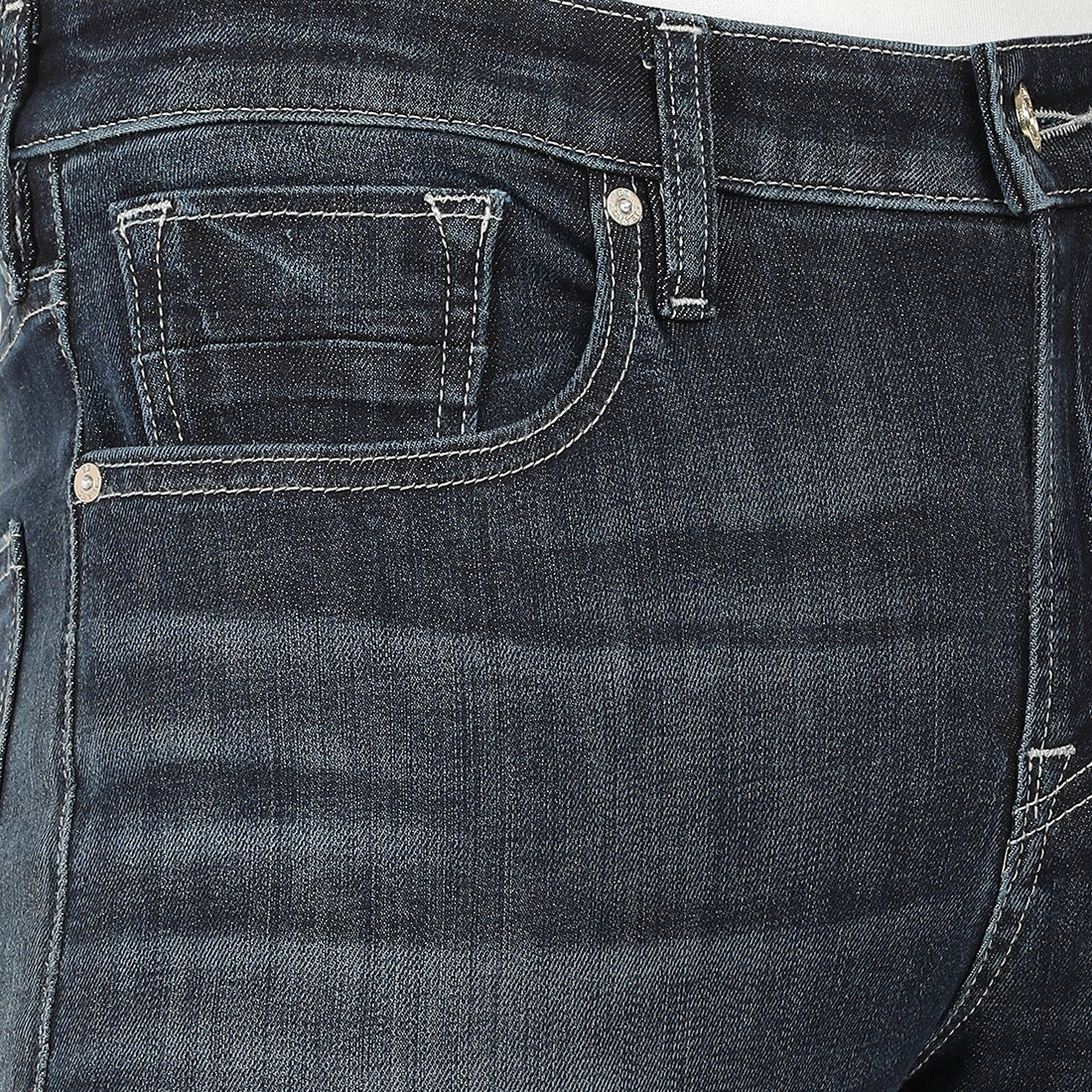 FABRIZIO-Blue Regular Fit Jeans