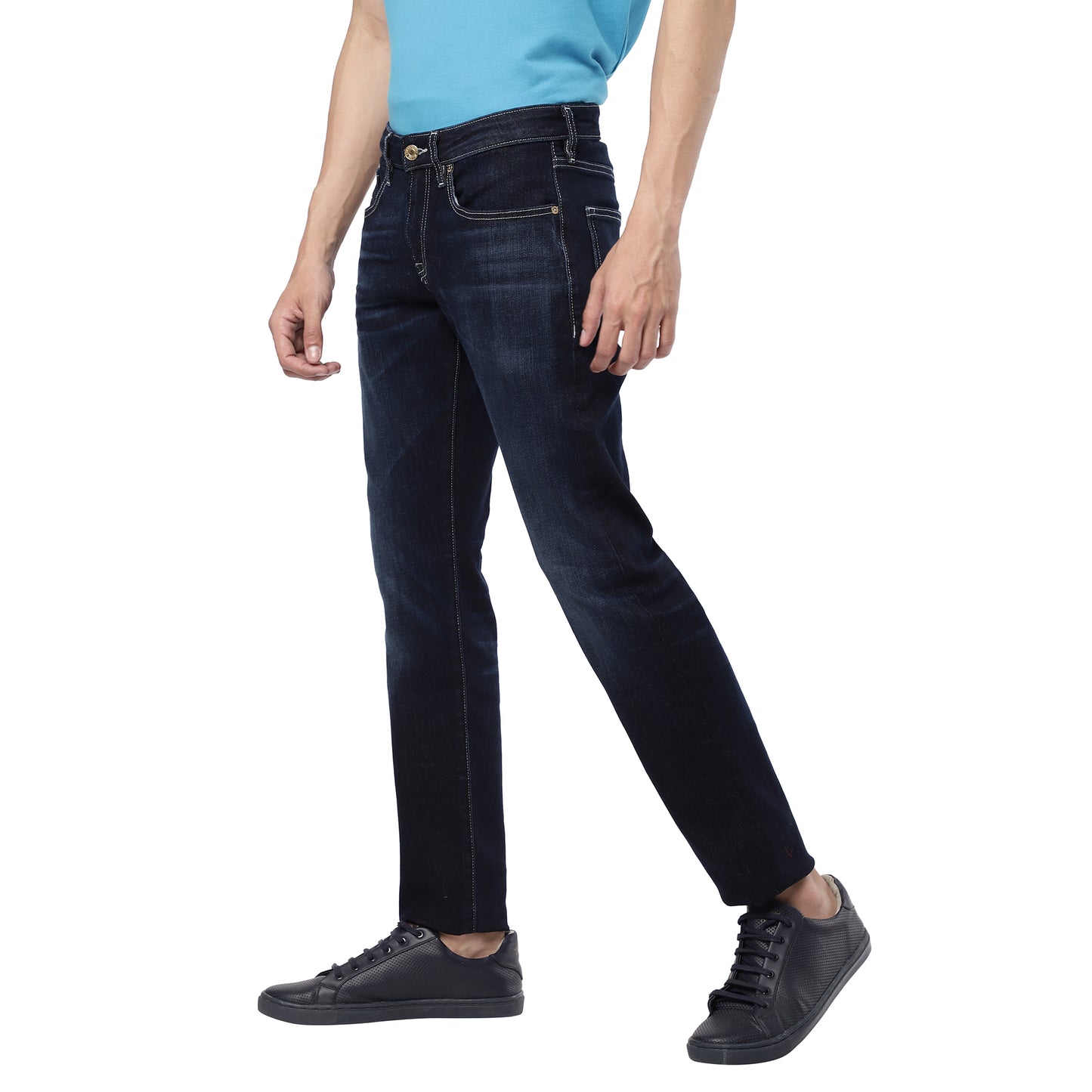 EDEN-Dark Blue Comfort Slim Jeans