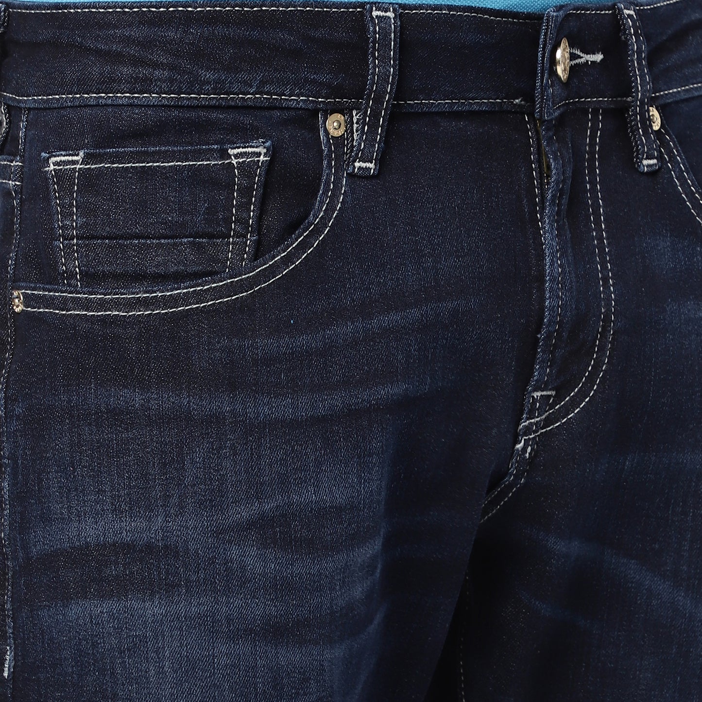 EDEN-Dark Blue Comfort Slim Jeans