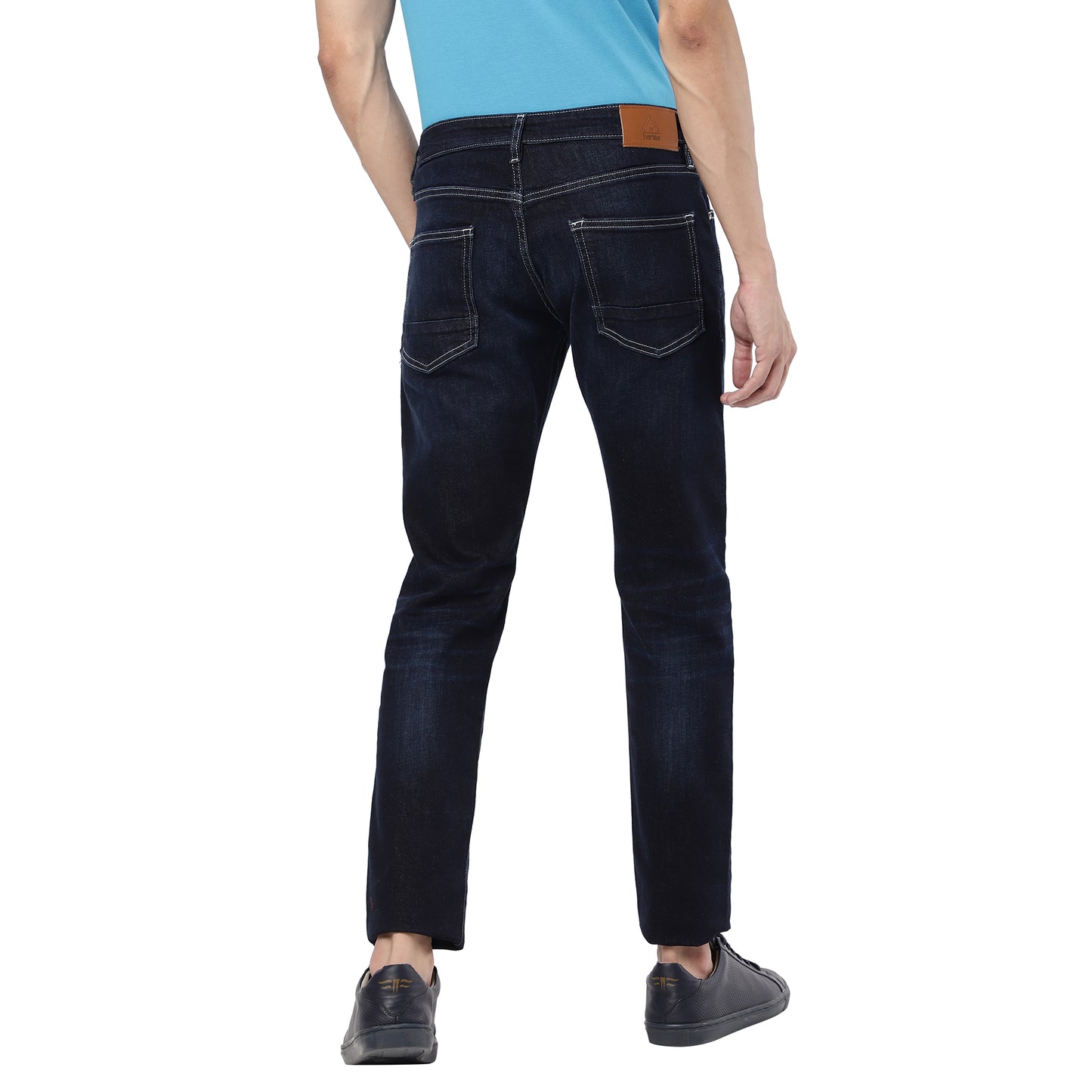 EDEN-Dark Blue Comfort Slim Jeans