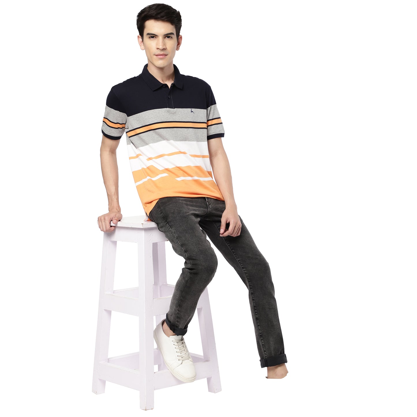 EMERICK-Dark Grey Regular Fit Jeans