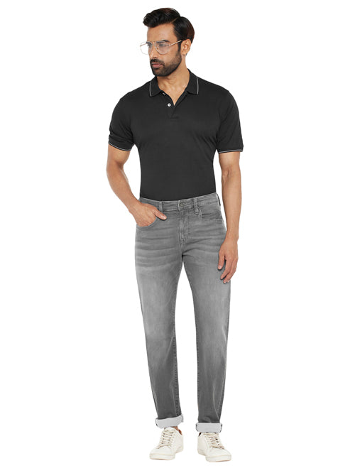 FEDERICO-Grey Regular Fit Jeans