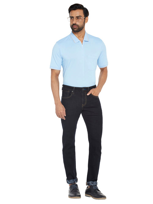 FIRMINO-Blue Comfort Slim Jeans