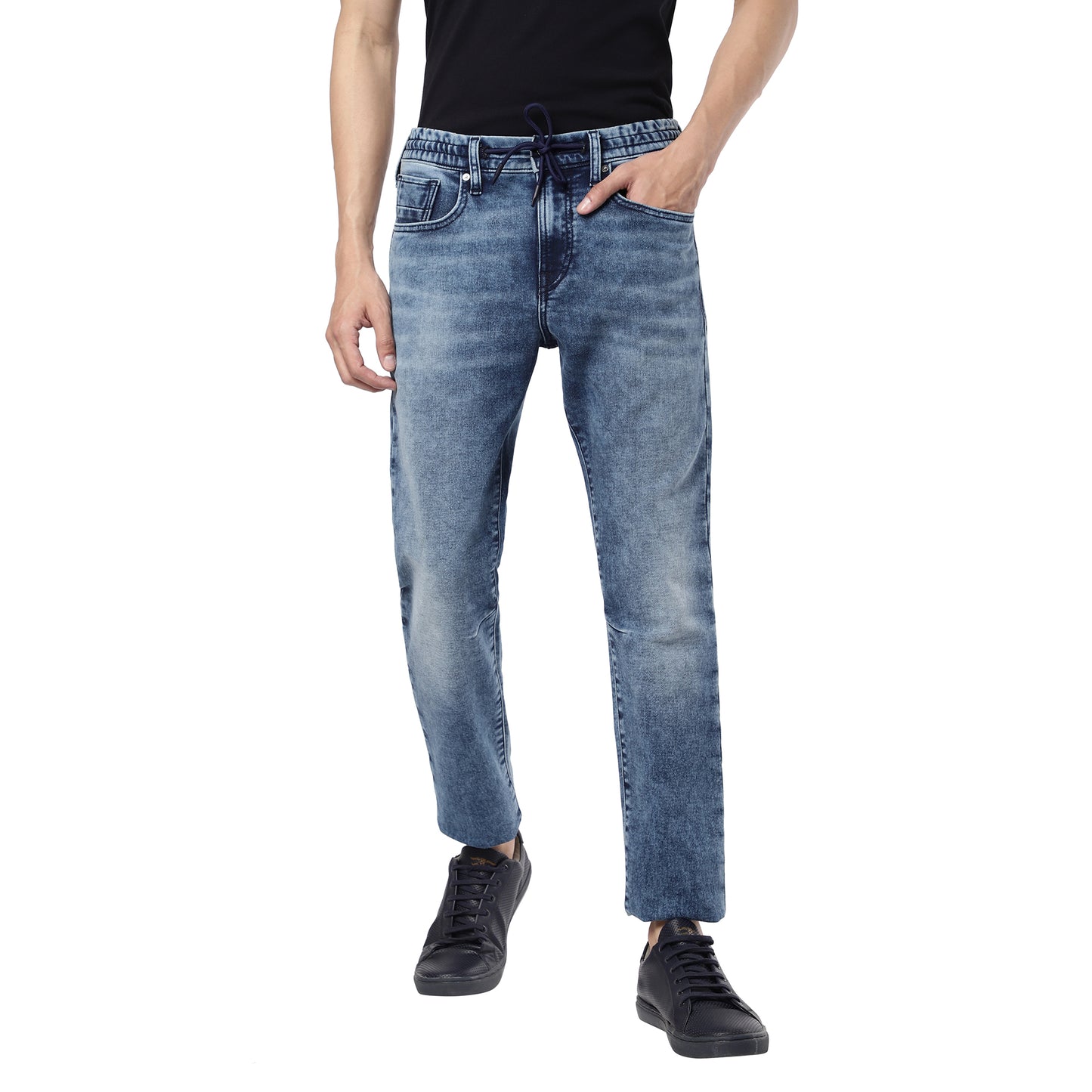 GIUSEPPE-Blue Comfort Slim Joggers