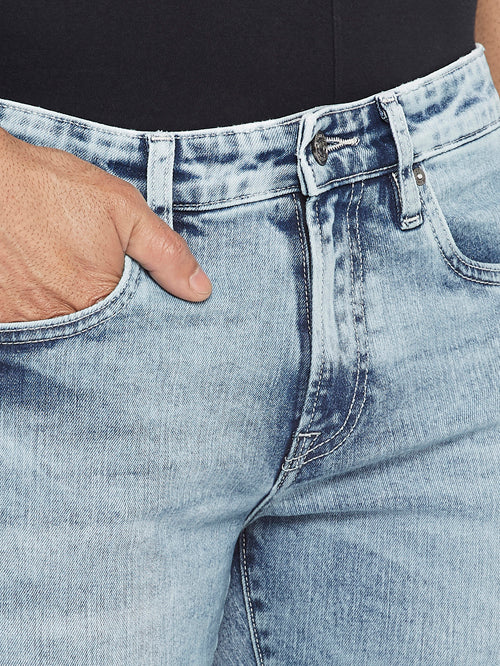 GREALISH-Blue Comfort Slim Jeans