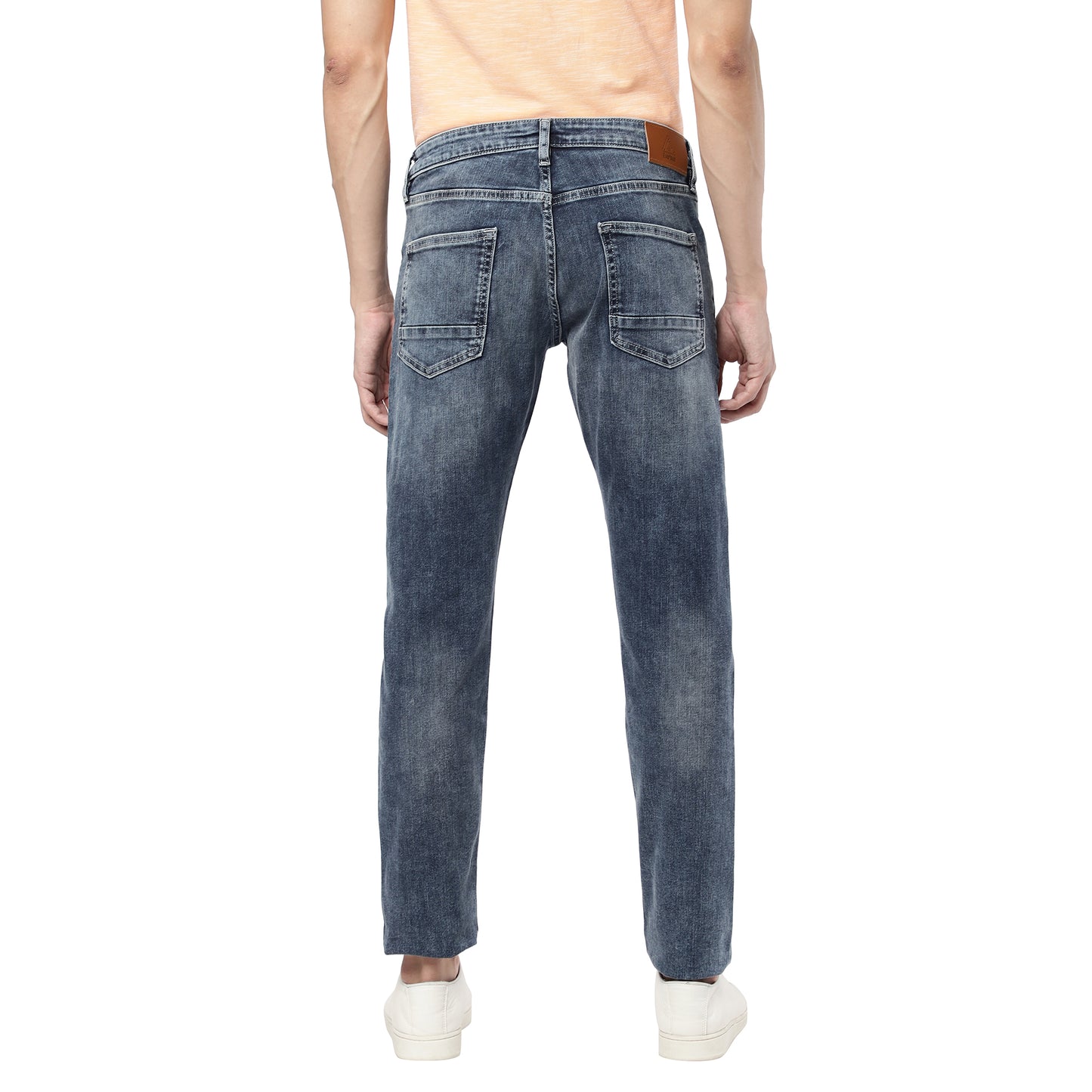 HAZARD-Mid-Blue Regular Fit Jeans